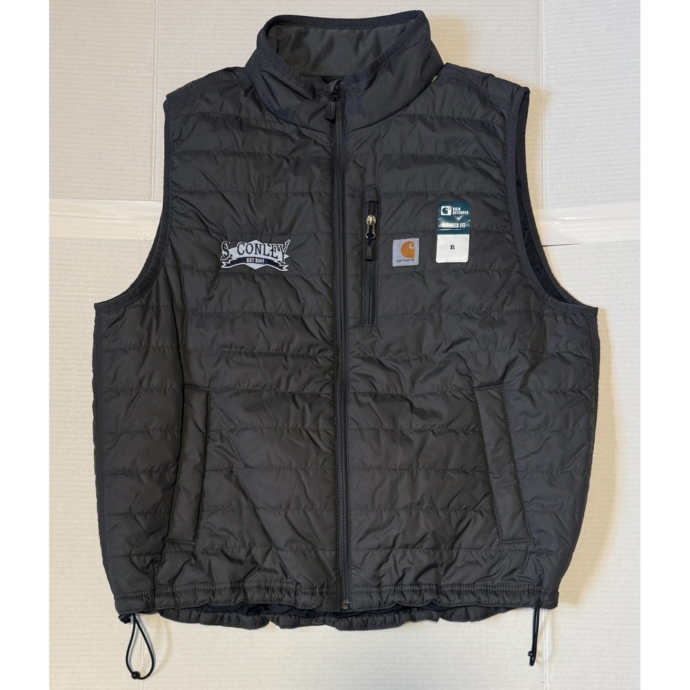CARHARTT Rain Defender - Men's Vest - Relaxed Fit Quilted 102286 - XL - Logo NWT
